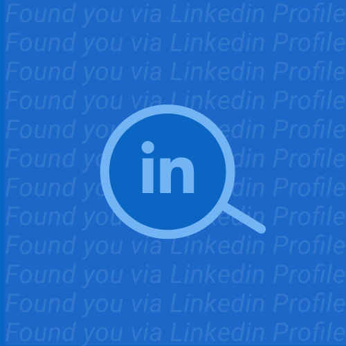 What does «Found you via LinkedIn profile» mean? Q&A Nection